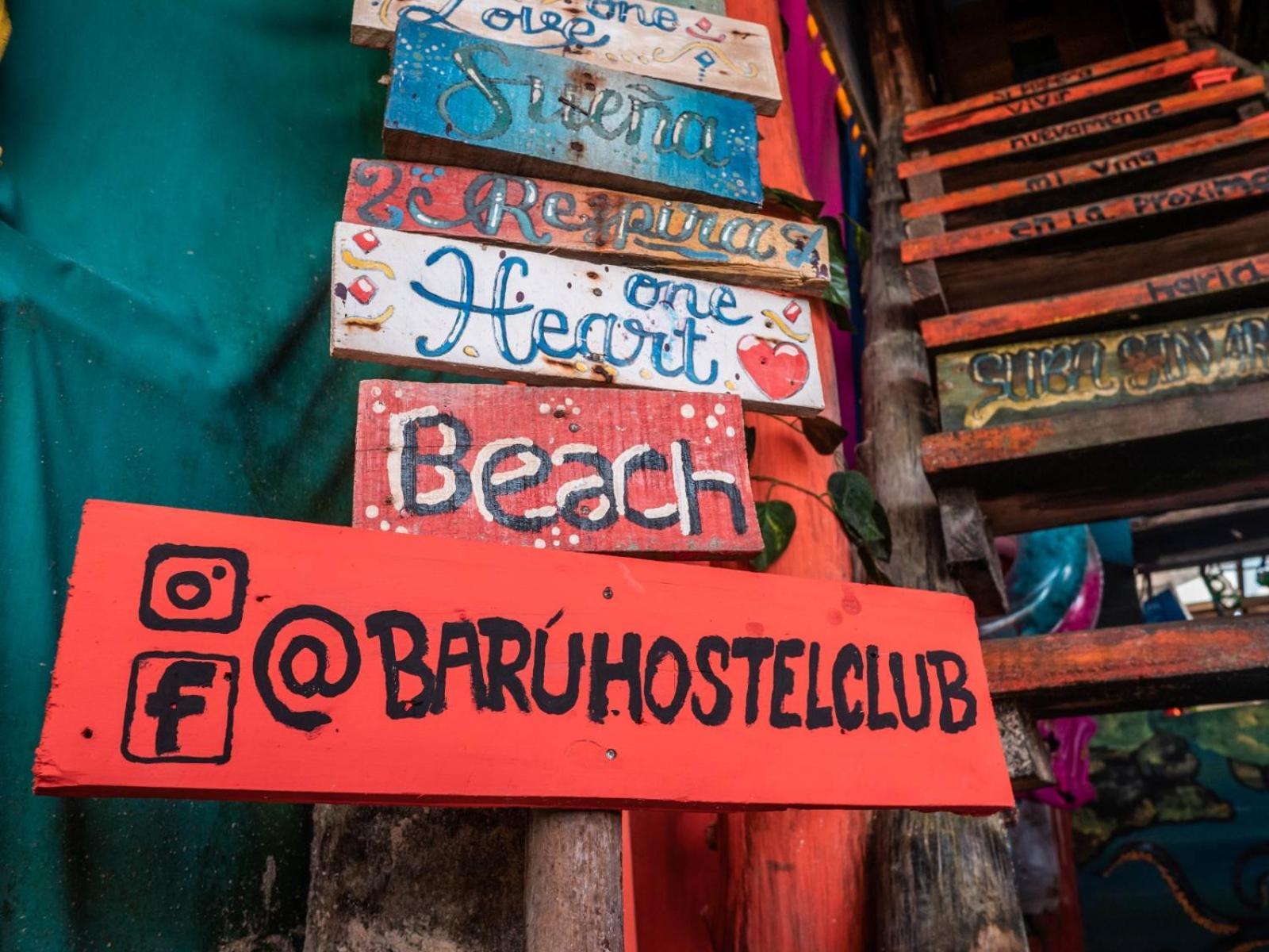 A Orilla Del Mar En Baru Hostel Cartagena Luaran gambar